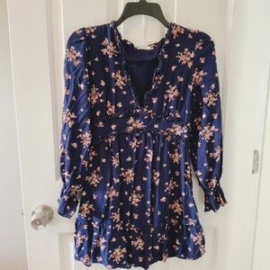 Altar'd State Navy Floral Dress
